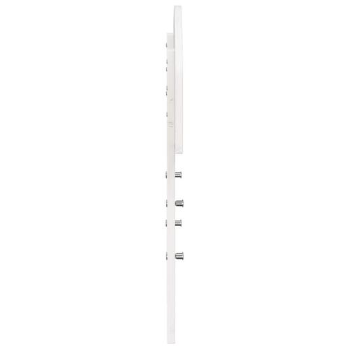 Sengegavl 100 cm massivt fyrretræ hvid