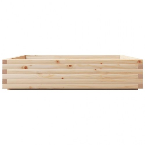 Plantekasse 110x110x26,5 cm massivt fyrretræ
