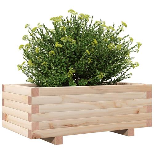 Plantekasse 70x40x26,5 cm massivt fyrretræ