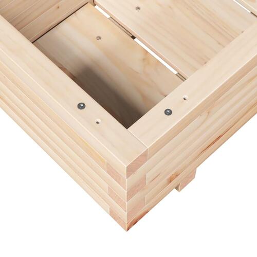 Plantekasse 70x40x26,5 cm massivt fyrretræ