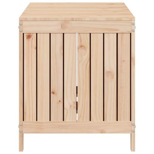 Opbevaringskasse til haven 121x55x64 cm massivt fyrretræ