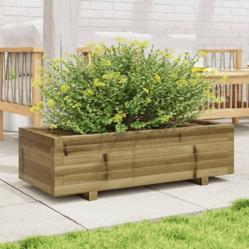 Plantekasse 90x40x26,5 cm imprægneret fyrretræ