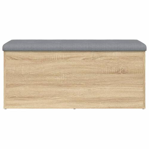 Skobænk 102x42x45 cm konstrueret træ sonoma-eg