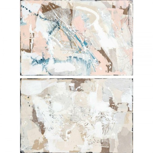 Lærred - Abstrakt Urban, 2 stk. (100×150 cm & 150×100 cm)