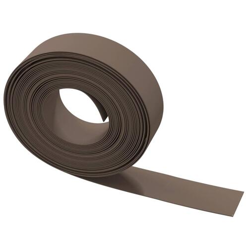 Græskant 10 m 15 cm polyethylen brun