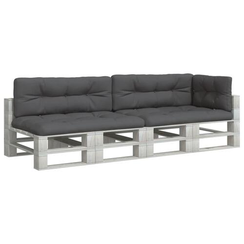 Pallehynder 5 stk. stof antracitgrå