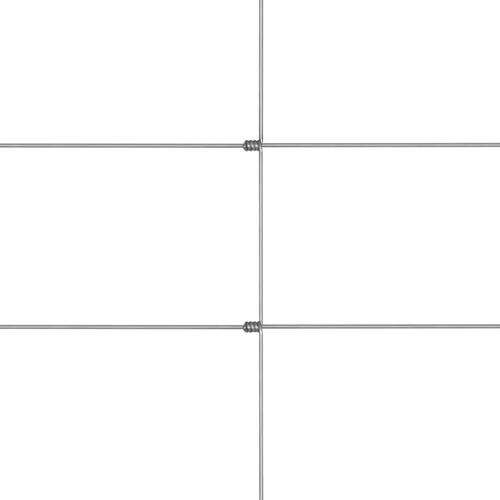 Havehegn 50x1 m galvaniseret stål sølvfarvet