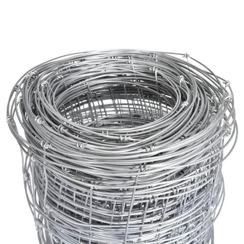 Havehegn 50x1 m galvaniseret stål sølvfarvet