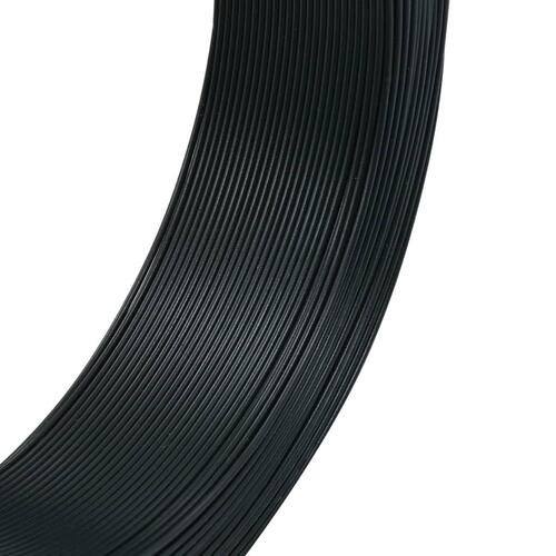 Hegnsbindetråd 250 m 1,4/2 mm stål sortgrøn