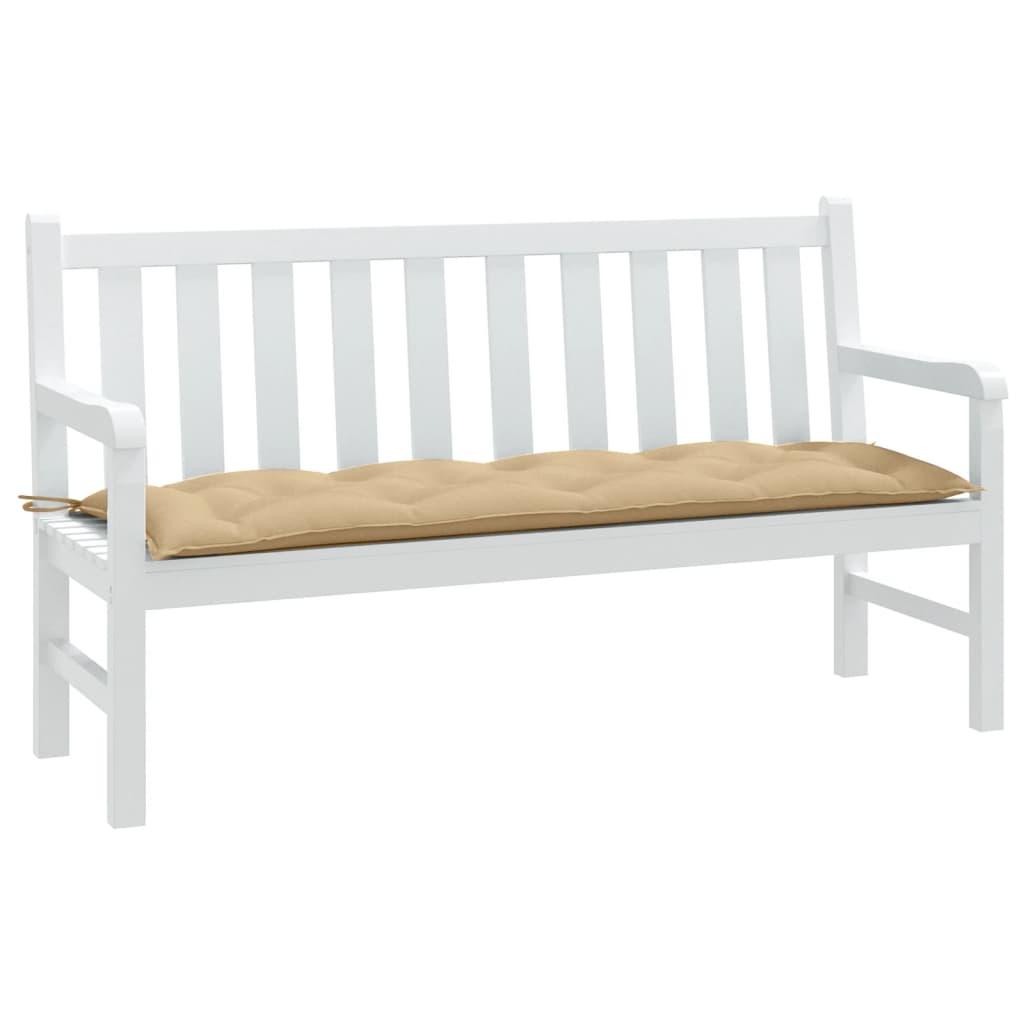 Hynde Til Havebænk Stof - meleret beige / 150 x 50 x 7 cm