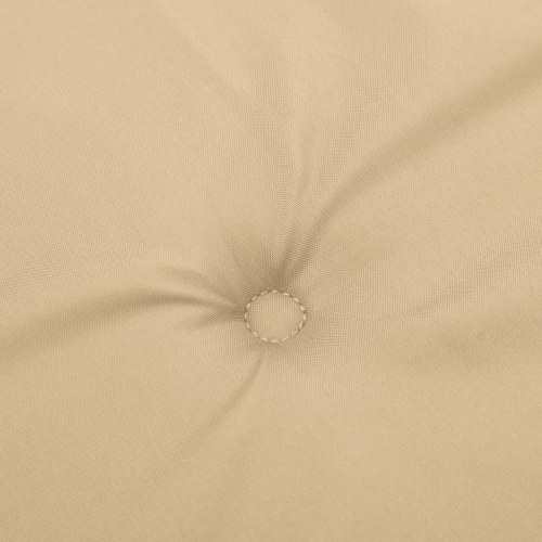 Bænkhynde til havebænk 150 x 50 x 7 cm - meleret beige