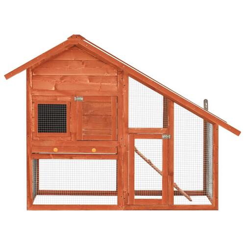 Kaninbur 140x63x120 cm massivt fyrretræ