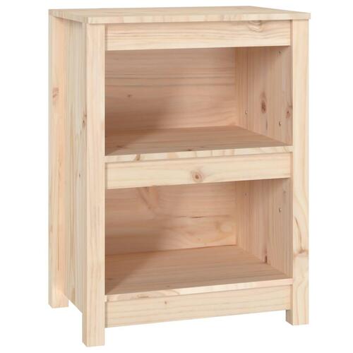 Bogreol 50x35x68 cm massivt fyrretræ