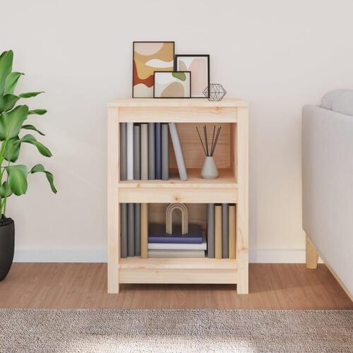 Bogreol 50x35x68 cm massivt fyrretræ