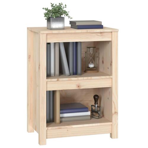 Bogreol 50x35x68 cm massivt fyrretræ