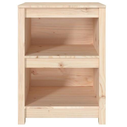 Bogreol 50x35x68 cm massivt fyrretræ