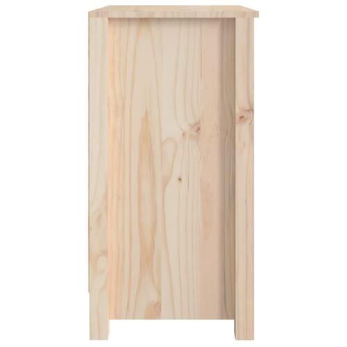 Bogreol 50x35x68 cm massivt fyrretræ