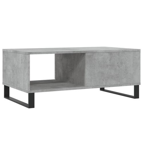 Sofabord 90x50x36,5 cm konstrueret træ betongrå
