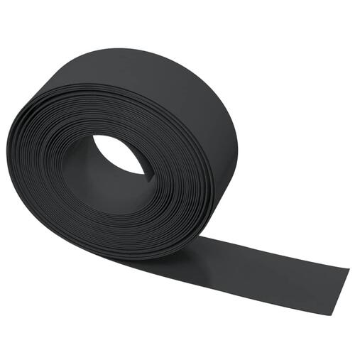 Græskanter 4 stk. 10 m 20 cm polyethylen sort