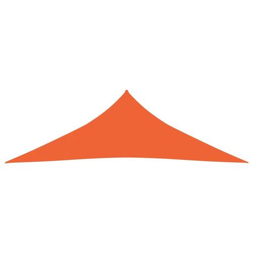 Solsejl 3x3x3 m 160 g/m² HDPE orange