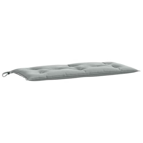 Hynder til havebænk 2 stk. 100x50x7 cm stof meleret lysegrå