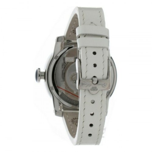Glam Rock dameur GR32050, sølv/hvid (Ø 44 mm)