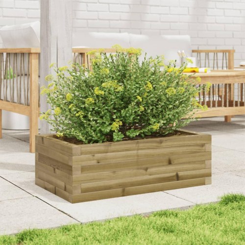 Plantekasse 70x40x23 cm imprægneret fyrretræ