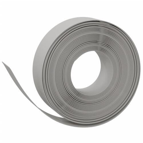 Græskanter 2 stk. 10 m 15 cm polyethylen grå
