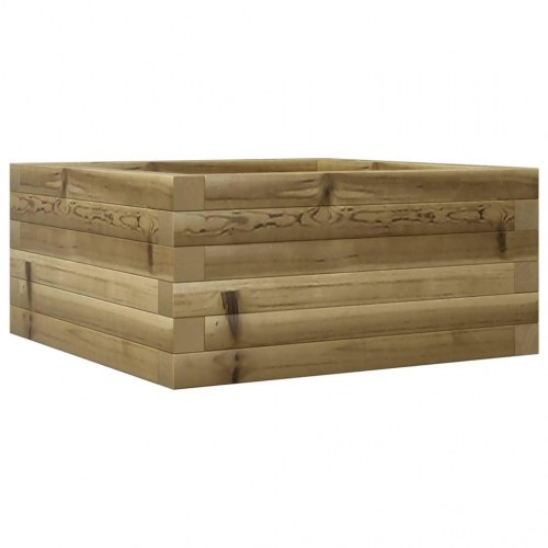 Plantekasse 50x50x23 cm imprægneret fyrretræ