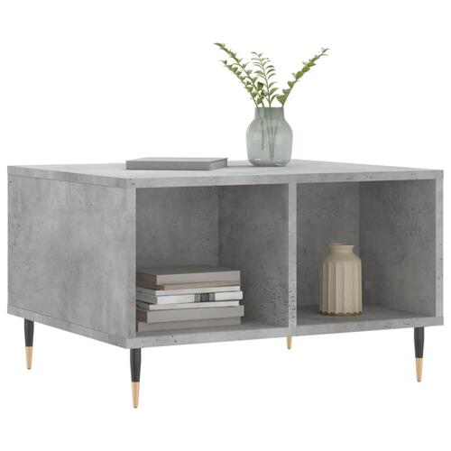 Sofabord 60x50x36,5 cm konstrueret træ betongrå