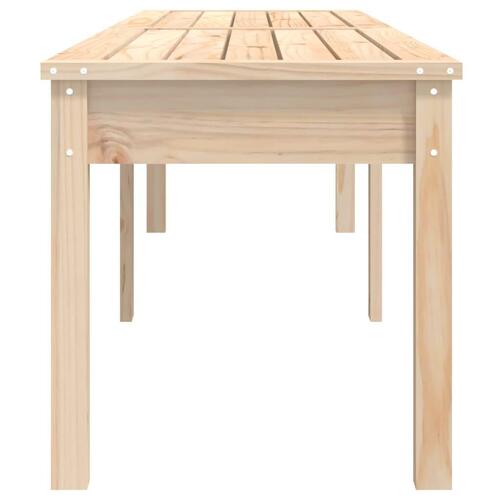 2-personers havebænk 203,5x44x45 cm massivt fyrretræ