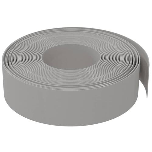 Græskanter 5 stk. 10 m 15 cm polyethylen grå
