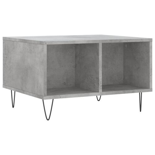 Sofabord 60x50x36,5 cm konstrueret træ betongrå
