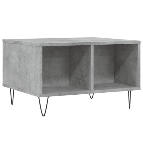 Sofabord 60x50x36,5 cm konstrueret træ betongrå
