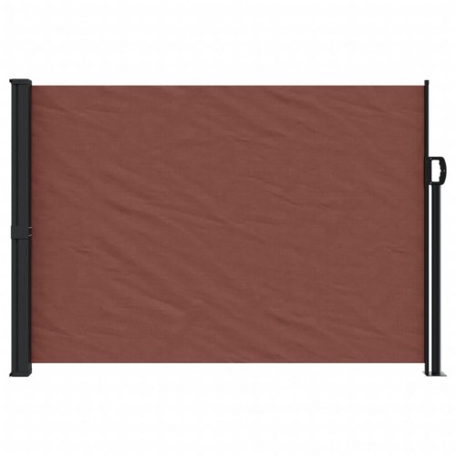Sammenrullelig sidemarkise 140 × 600 cm - brun