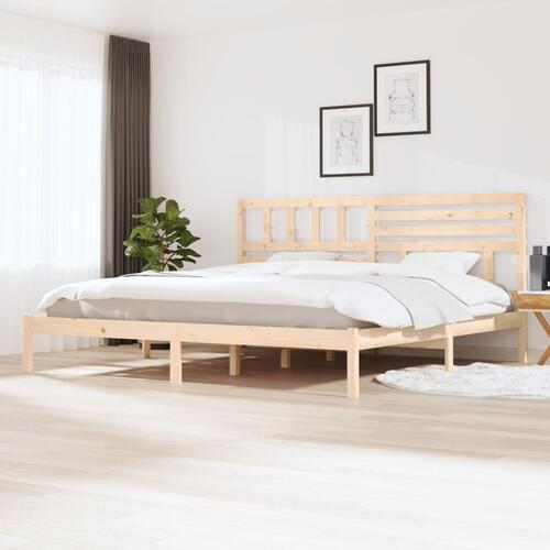 Sengeramme 180x200 cm massivt fyrretræ