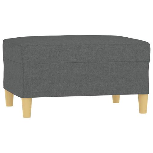 Fodskammel 70x55x41 cm stof mørkegrå