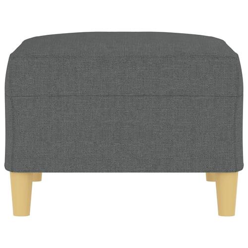 Fodskammel 70x55x41 cm stof mørkegrå
