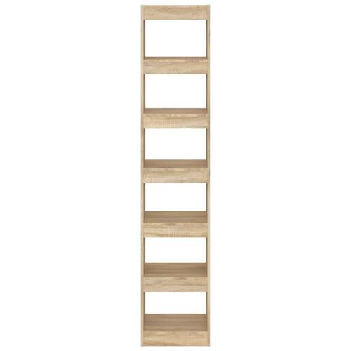 Bogreol/rumdeler 40x30x198 cm sonoma-eg