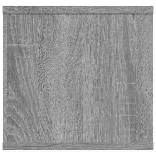 Væghylde 102x30x29 cm konstrueret træ grå sonoma-eg