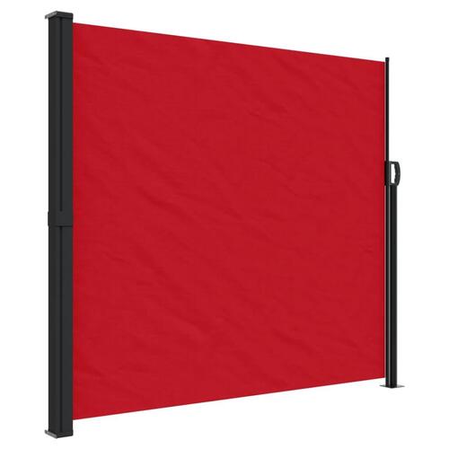 Sammenrullelig sidemarkise 180x600 cm rød