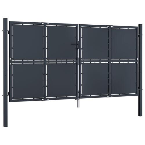 Havelåge 300 x 125 cm stål antracitgrå