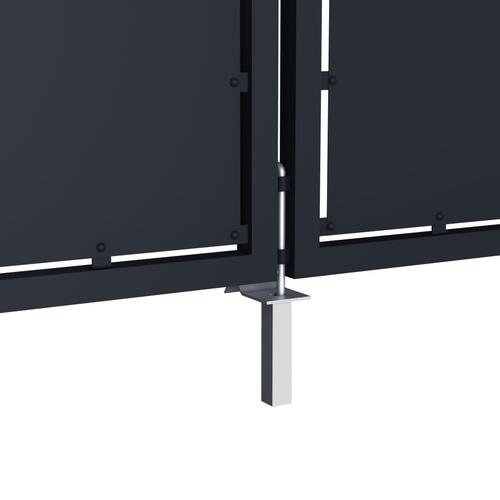 Havelåge 300 x 125 cm stål antracitgrå