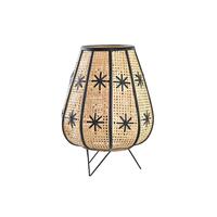 Bordlampe Sort Metal Brun 220 V 50 W 37 x 37 x 47 cm