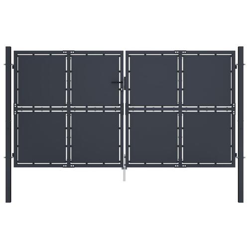 Havelåge 300 x 150 cm stål antracitgrå