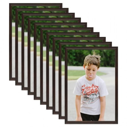 Billedrammer 10 stk. til bord 15x21 cm MDF sort