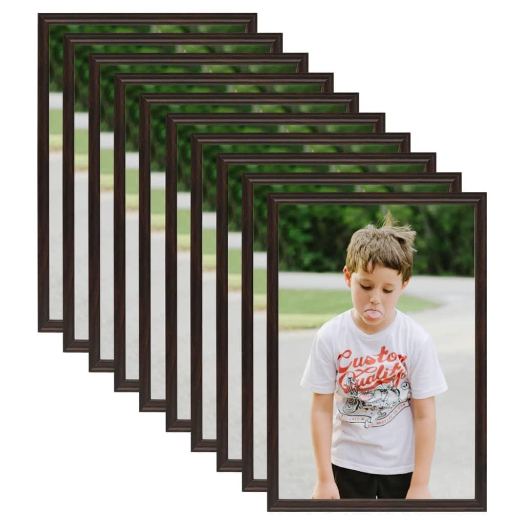 Billedrammer 10 stk. til bord 15x21 cm MDF sort