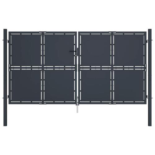 Havelåge 300 x 200 cm stål antracitgrå