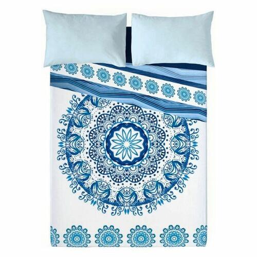 Toplagen Costura Greek Indigo UK super king size seng (260 x 270 cm)