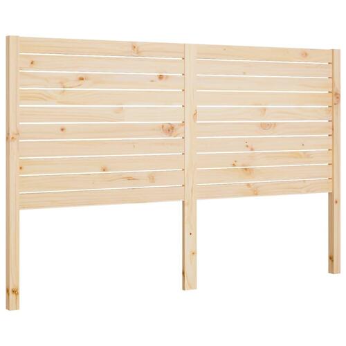 Sengegærde 126x4x100 cm massivt fyrretræ